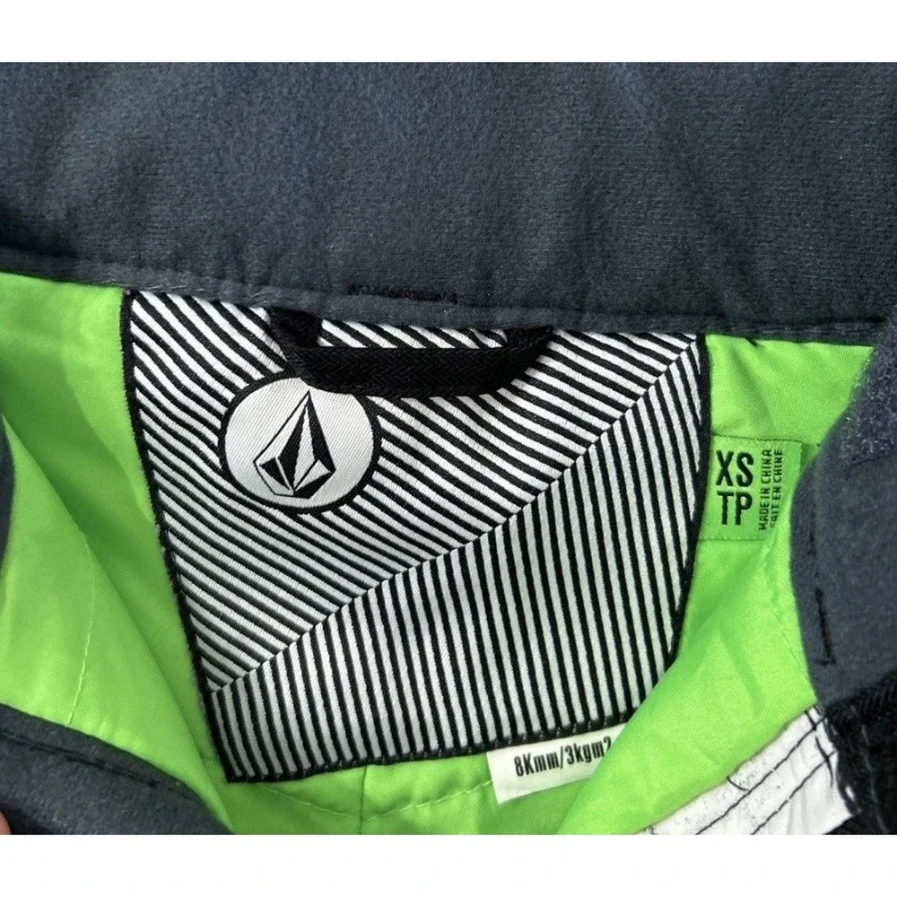 Boys Volcom Snowboard Cargo Pants Ski Sz XS 6-8 EC 8K Clean